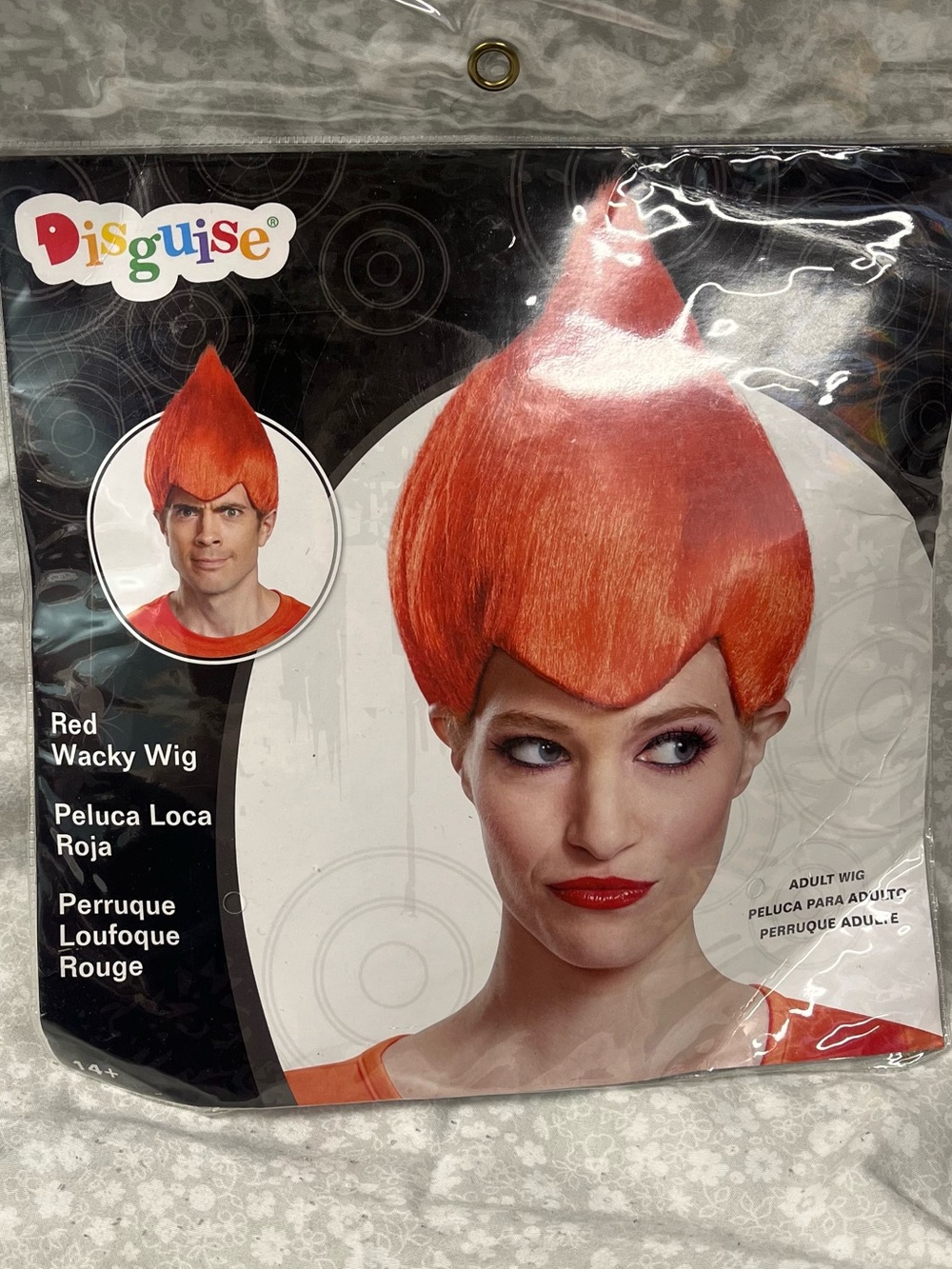NEW Red Wacky Wig
